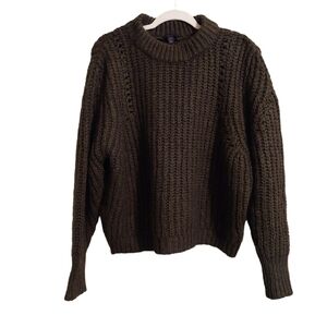 TOPSHOP LADIES LONG SLEEVE CREW NECK SWEATER- 4-6